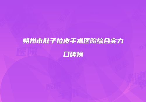 朔州市肚子拉皮手术医院综合实力口碑榜