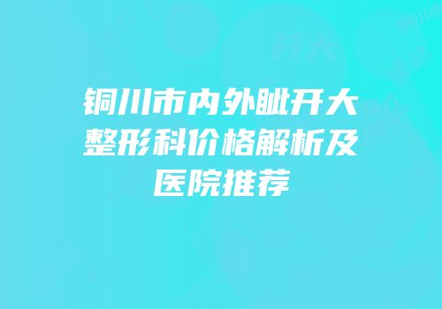 铜川市内外眦开大整形科价格解析及医院推荐