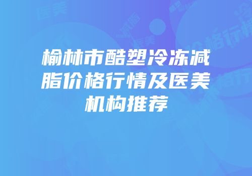 榆林市酷塑冷冻减脂价格行情及医美机构推荐