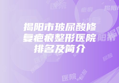 揭阳市玻尿酸修复疤痕整形医院排名及简介