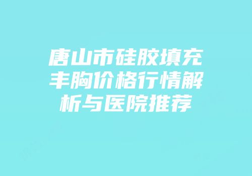 唐山市硅胶填充丰胸价格行情解析与医院推荐