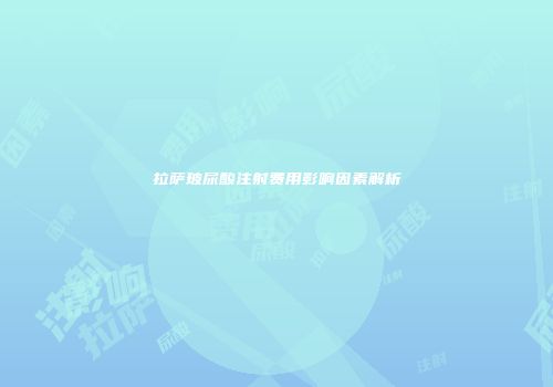 拉萨玻尿酸注射费用影响因素解析