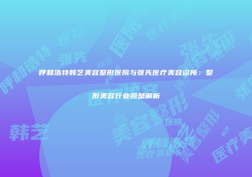 呼和浩特韩艺美容整形医院与张先医疗美容诊所：整形美容行业翘楚解析