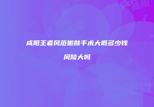 咸阳王者风范嫩肤手术大概多少钱风险大吗
