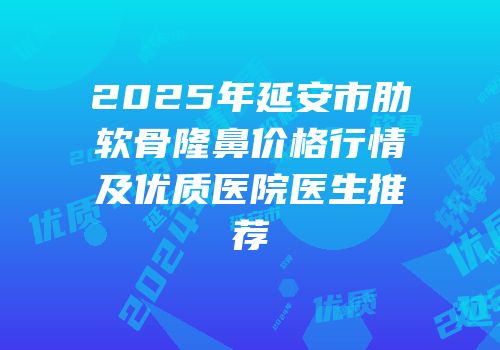 2025年延安市肋软骨隆鼻价格行情及优质医院医生推荐