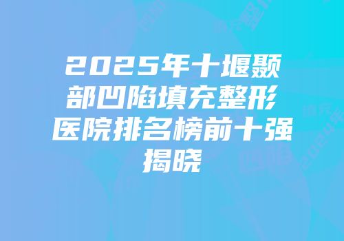 2025年十堰颞部凹陷填充整形医院排名榜前十强揭晓