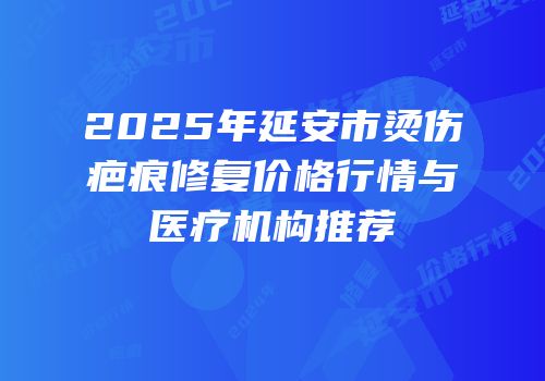 2025年延安市烫伤疤痕修复价格行情与医疗机构推荐