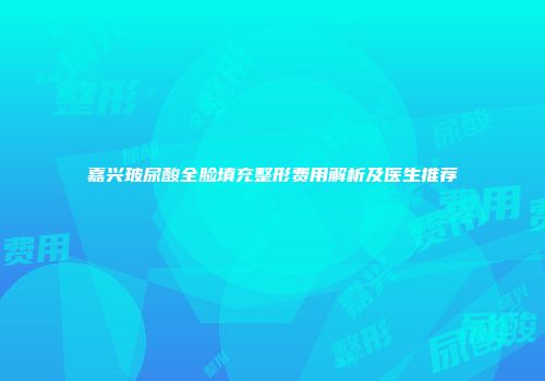 嘉兴玻尿酸全脸填充整形费用解析及医生推荐